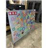 Image 2 : 45 IN X 32-IN METAL SHEET WITH MAGNETIC TOYS