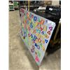 Image 3 : 45 IN X 32-IN METAL SHEET WITH MAGNETIC TOYS