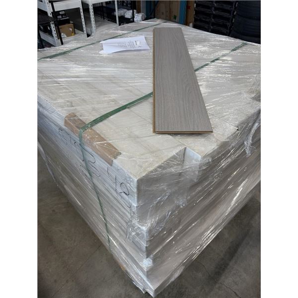 1,234.08 SQFT ESHIKA HJ6703 WIDE PLANK GLUELESS DRIFTWOOD GREY - BROWN OAK LAMINATE FLOORING, 12MM, 