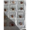 Image 2 : LARGE LOT OF ASSORTED GRADED PENNIES
