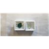 Image 1 : 2 NATURAL GEMSTONES - AVENTURINE AND PREHRITE