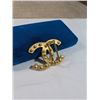 Image 3 : GOLD PLATED CHANEL DESIGN BELT BUCKLE, NOT AUTHENTICATED