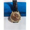 Image 3 : VINTAGE 10K ROLLED GOLD PLATE BACK BULOVA ACCUTRON WATCH W/ DATE - NOT WORKING