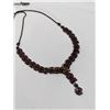 Image 1 : VINTAGE RUBY RED RHINESTONES NECKLACE