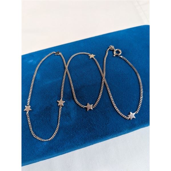 925 STERLING SILVER ITALY CHOKER NECKLACE, 15" LENGTH