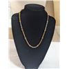 Image 1 : 2 TONE SILVER AND GOLD PLATED CHOKER NECKLACE