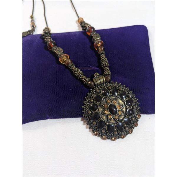 VINTAGE NECKLACE, MARKED 925 LOBSTER CLASP