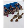 Image 2 : 3 PAIRS OF RHINESTONES EARRINGS