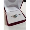 Image 2 : 925 STERLING SILVER W/ RAINBOW MOONSTONE RING
