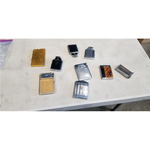 BAG OF VINTAGE CIGARETTE & LIGHTER CASES