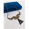 Image 2 : VINTAGE HAND CRAFTED SILVER NECKLACE