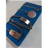 Image 1 : MEDIC ALERT PENDANT W/ CHAIN NECKLACE AND 2 BRACELETS