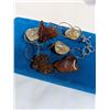 Image 2 : VINTAGE SILVER W/ AMBER STONES BRACELET