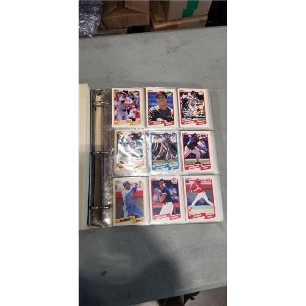 BINDER OF BASEBALL CARDS