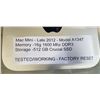 Image 3 : MAC MINI MODEL A1347. MEMORY 16 G. WORKING, FACTORY RESET