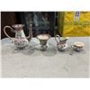 Image 1 : VINTAGE 4 PC VASE AND COFFEE SET