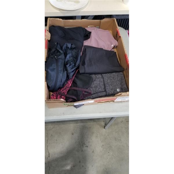 LULULEMON WOMENS CLOTHING INCLUDING LEGGINGS, ASSORTED SIZE