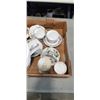 Image 2 : COLLECTION OF TEA CUPS AND SAUCERS, AND INSULATED TEA POT