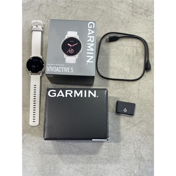 AS NEW GARMIN VIVOACTIVE 5 HEALTH & FITNESS GPS SMARTWATCH