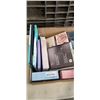 Image 3 : TRAY OF BLOOMORA BEAUTY PRODUCTS INCLUDING STEAM EYE MASK, MOISTURIZING FOOT MASK, ALOE VERA FACIAL 
