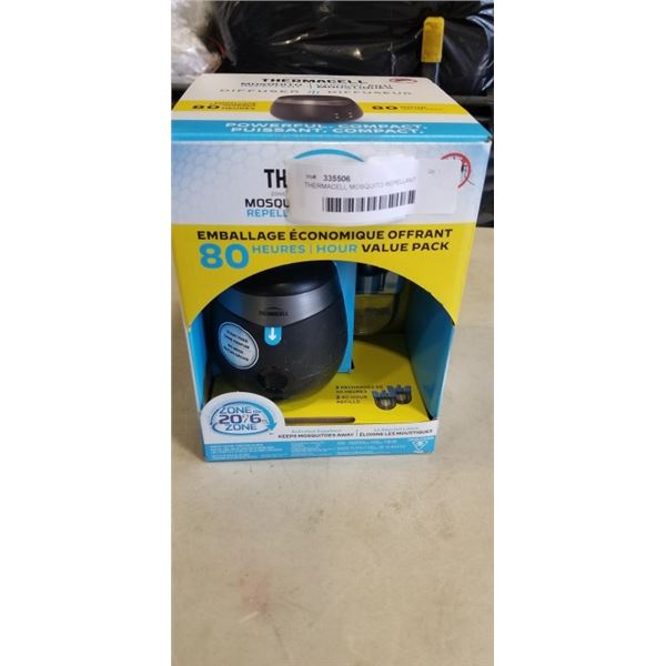 THERMACELL MOSQUITO REPELLANT MACHINE 80 HOUR VALUE PACK