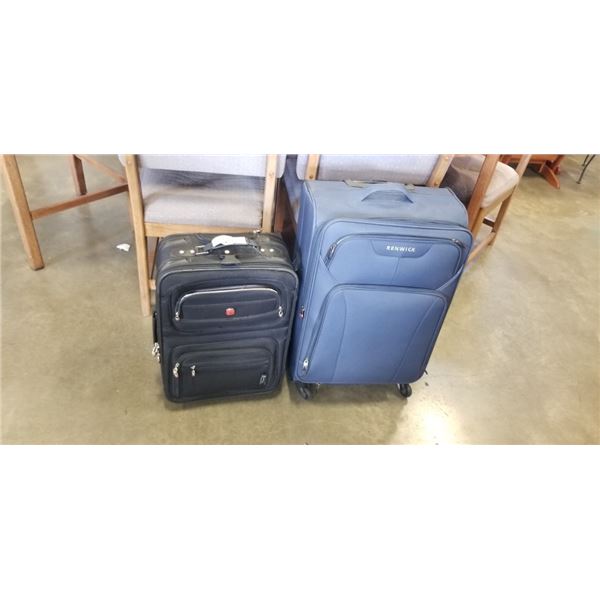 RENWICK AND SWISS GEAR SUITCASES