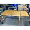 Image 3 : IKEA PINE HARVEST STYLE DINING TABLE WITH DROP SIDE