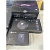 Image 3 : KLIM ITEMS INCLUDING MISTRAL LAPTOP COOLER, BOOMBOX, CHROMA KEYBOARD, PORTABLE CD PLAYER, AND PORTAB