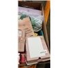 Image 2 : TRAY OF BLOOMORA BEAUTY PRODUCTS INCLUDING EXFOLIATING FOOTMASK, LIP MASK, SATIN HEATLESS CURLING SE