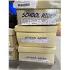 Image 2 : 5 PAIRS GIRLS BLACK SCHOOL RIDER SHOES. VARIETY SIZES