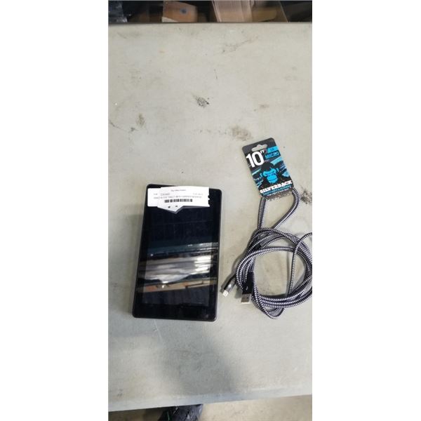 AMAZON FIRE TABLET WITH CHARGER WORKING