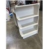 Image 4 : CORNER DESK WITH FOUR DRAWERS AND THREE SHELVES