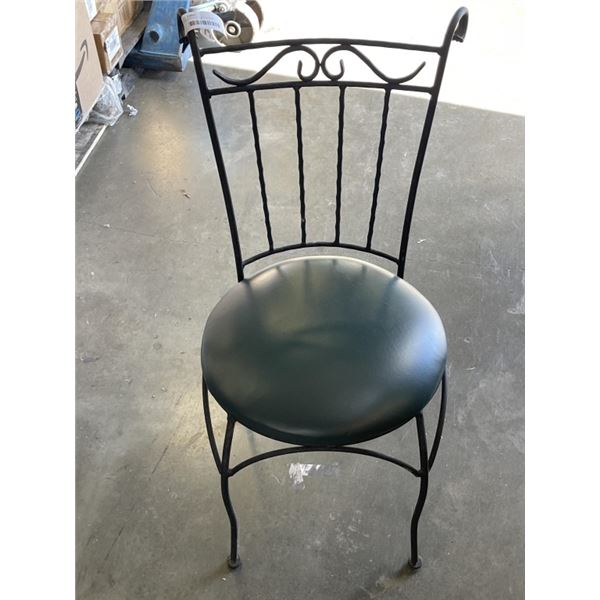 IRON WROUGHT PARLOR CHAIR