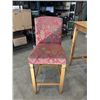 Image 3 : IKEA PINE BAR HEIGHT TABLE AND 2 BAR STOOLS