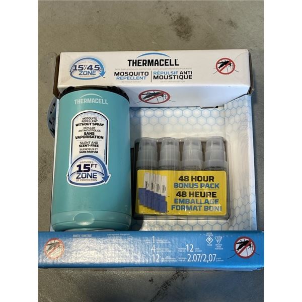 THERMACELL MOSQUITO REPELLANT MACHINE BONUS PACK