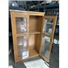 Image 2 : VINTAGE 2 DOOR DISPLAY CABINET 36 INCH WIDE 60 INCH TALL