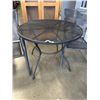 Image 3 : ROUND MESH METAL PATIO BISTRO SET, 36 INCH TABLE WITH 2 STACKING CHAIRS