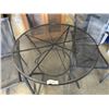 Image 4 : ROUND MESH METAL PATIO BISTRO SET, 36 INCH TABLE WITH 2 STACKING CHAIRS