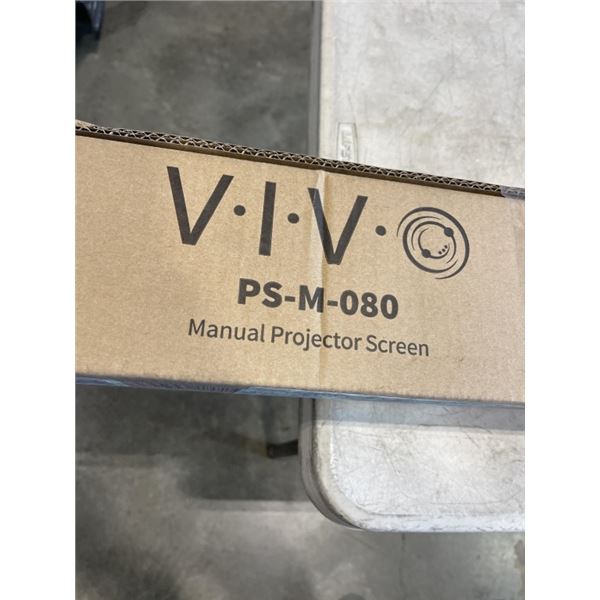 VIVO 80" MANUAL PROJECTOR SCREEN