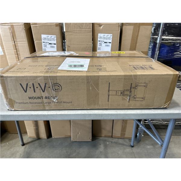 VIVO PREMIUM RECESSED LARGE TV WALL MOUNT