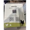 Image 3 : 2 OKKOBI OBI 12 EGG INCUBATORS MODEL, AND OKKOBI SOLAR FAN FOR CHICKEN COOP
