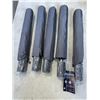 Image 1 : 5 NEW GRAY 42" ARC UMBRELLAS