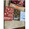 Image 2 : TRAY OF NEW ZENO BANDANAS