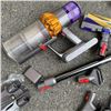 Image 3 : DYSON V15 CORDLESS STICK VACUUM WITH ACCESSORIES AND CHARGER WORKING