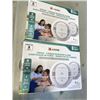 Image 1 : 2 AS NEW KIDDE 2 PACK  SMOKE AND CARBON MONOXIDE ALARMS