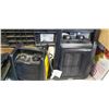 Image 2 : BOX OF HOUSEHOLD ITEMS INCLUDING 2 ELECTRIC HEATERS, 3 SCALES, NEW CORKS