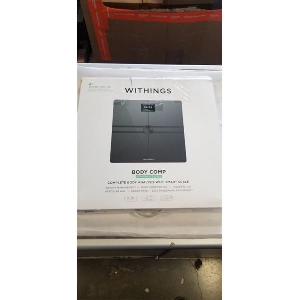 WITHINGS BODY COMP WIFI/ BLUETOOTH SMART SCALE - TESTED WORKING, RETAIL $249
