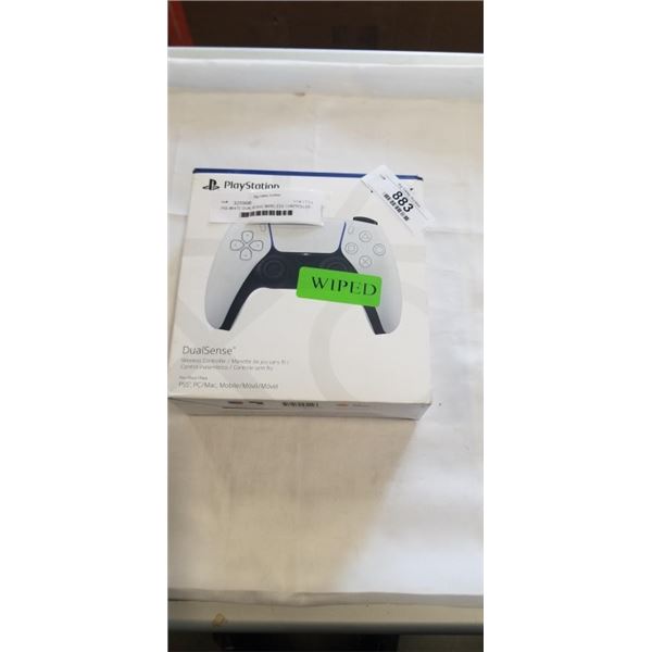 PS5 WHITE DUALSENSE WIRELESS CONTROLLER - TESTED WORKING, RETAIL $94