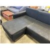 Image 2 : BLACK SECTIONAL COUCH