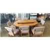Image 1 : MCM WALNUT DINING TABLE W/ 8 CHAIRS AND 2 LEAFS